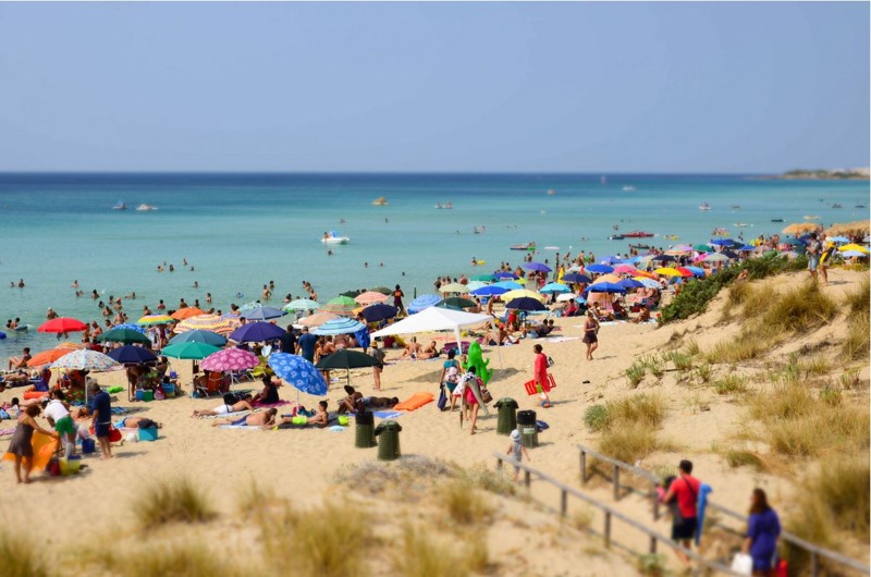 Spiaggia di Punto Prosciutto nel Salento